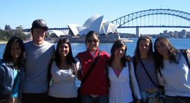 Study Abroad students in Sydney