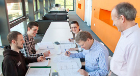 Gentleman at a computer