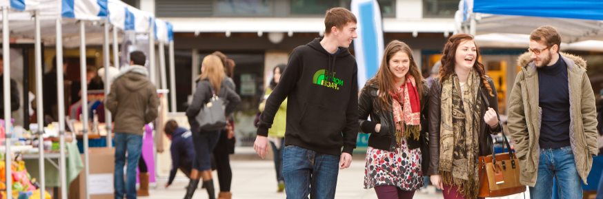 Mathematics students in Alexandra Square